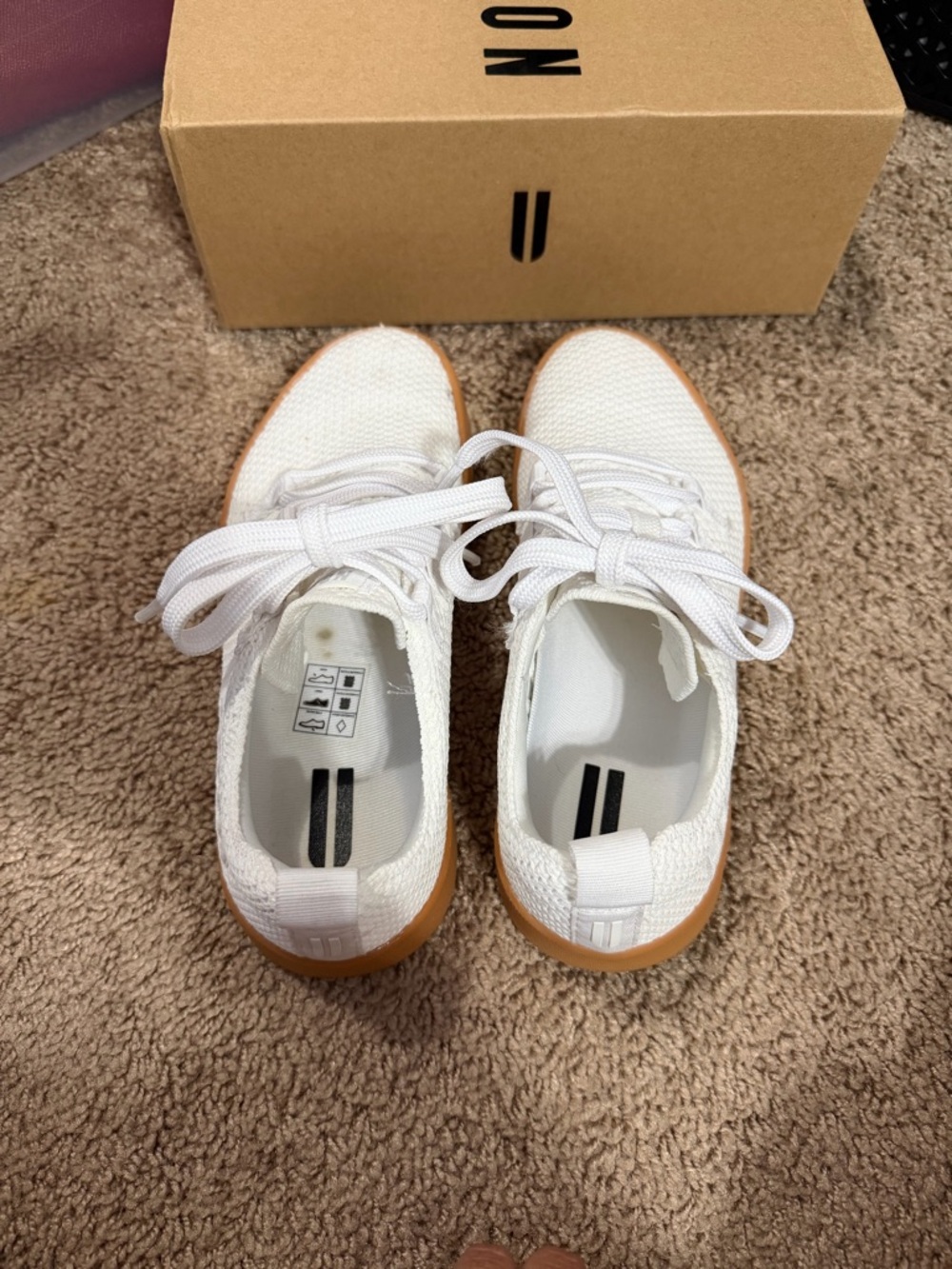 White NOBULLS with Tan Gum Sole - Picture 8 of 9